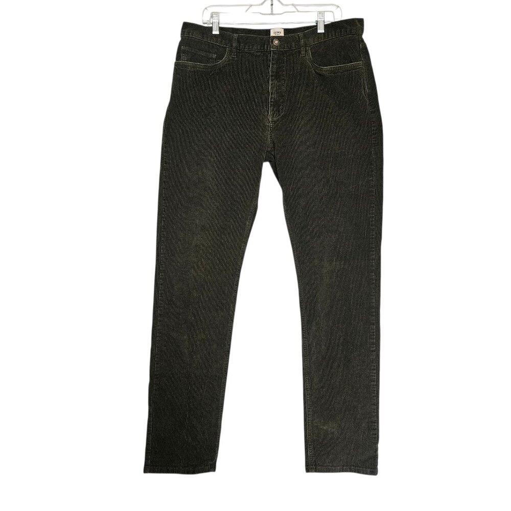Flint And Tinder Pants Mens 36x34 Green Straight Fit Corduroy Stretch Casual